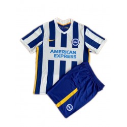 Camisola Brighton & Hove Albion Criança Equipamento Primeiro 2021-2022 Manga Curta